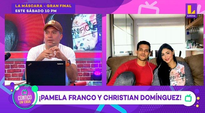 Christian Domínguez y Pamela Franco nos visitan en ‘Contigo en Casa’