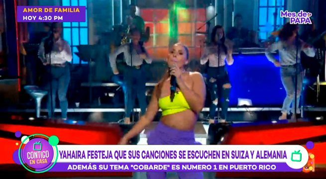 Yahaira Plasencia festeja que sus temas se escuchen en Alemania y Suiza