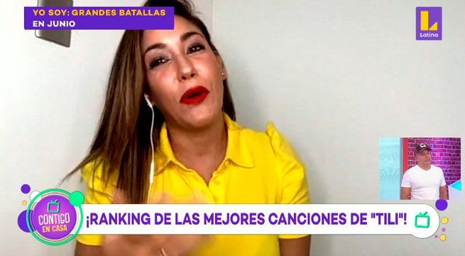 Tilsa Lozano pasó un divertido momento en el programa