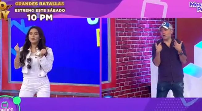 Amy Gutierrez pasó un divertido momento en el programa