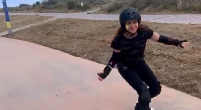 Shakira sorprende a sus seguidores con habilidades en el skate