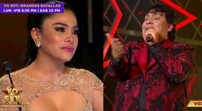 Imitador de Juan Gabriel hizo llorar de emoción a Maricarmen Marín