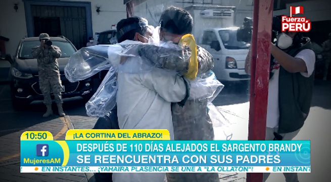 Después de 110 días de sacrificio por nuestro país, Brandy pudo reencontrarse con su familia [VIDEO]