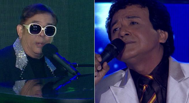 Elton John llegó al programa para medirse ante José José