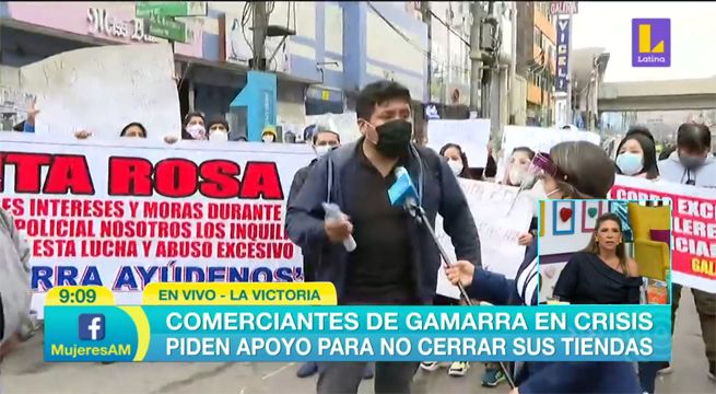 Comerciantes de Gamarra en crisis piden apoyo para no cerrar sus tiendas [VIDEO]