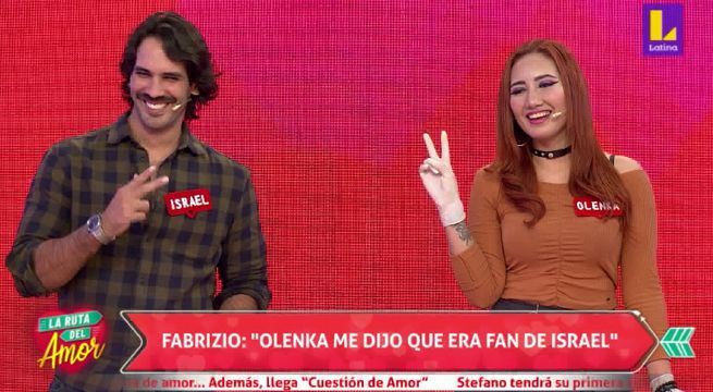Fabrizio confesó que Olenka es fan de Israel Dreyfus