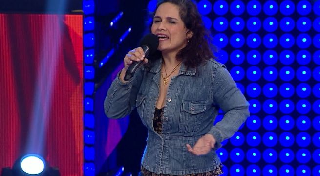 Llegó al programa para imitar a Gloria Estefan y así le fue