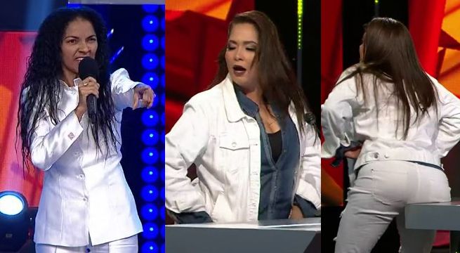 Imitadora de Eva Ayllón puso a bailar a Katia Palma