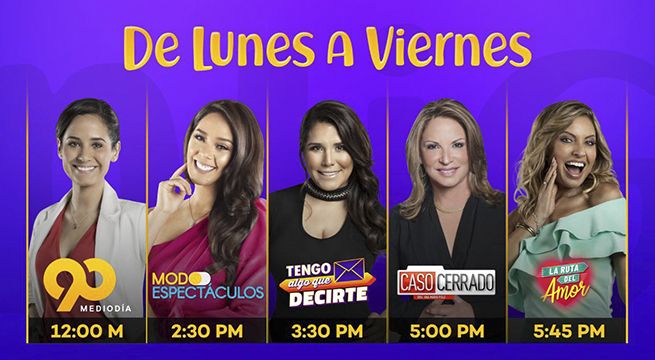 ¡Latina Televisión renueva sus tardes desde este miércoles!