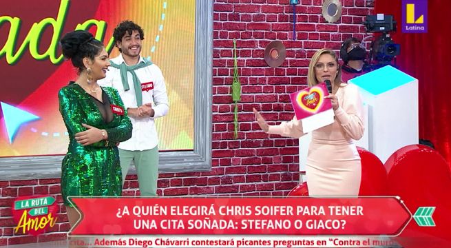 Chris Soifer eligió entre Stefano y Giaco para tener una cita soñada