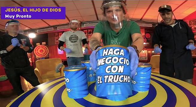 Mathías Brivio y Damián Ode jugaron a las ‘Latas con premio’ en Noche de patas