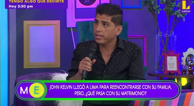 John Kelvin llegó a Lima para reencontrarse con su familia