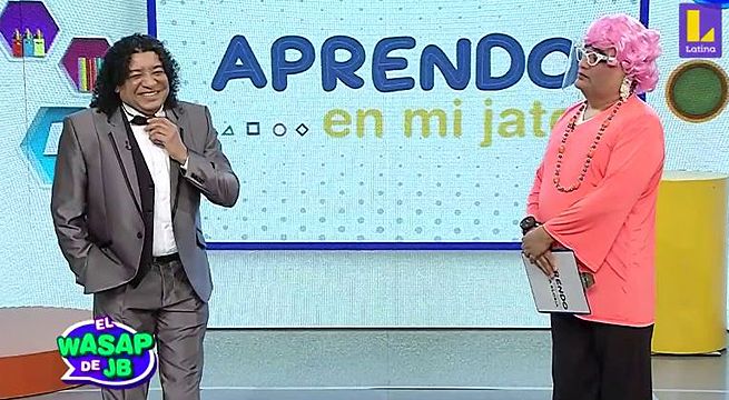 Gloria vaciló con todo al nuevo profe de Aprendo en mi Jato