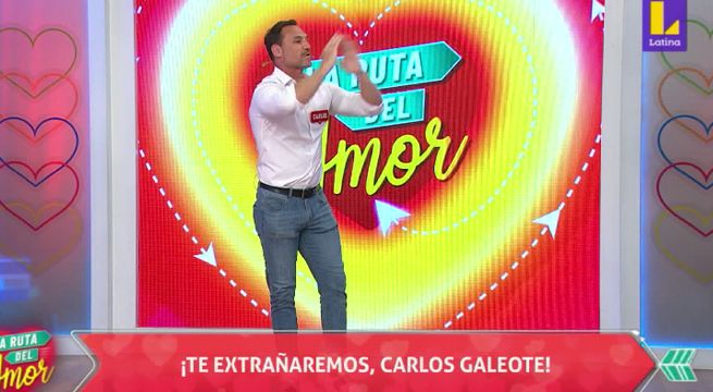 Carlos Galeote se despide de La Ruta del Amor