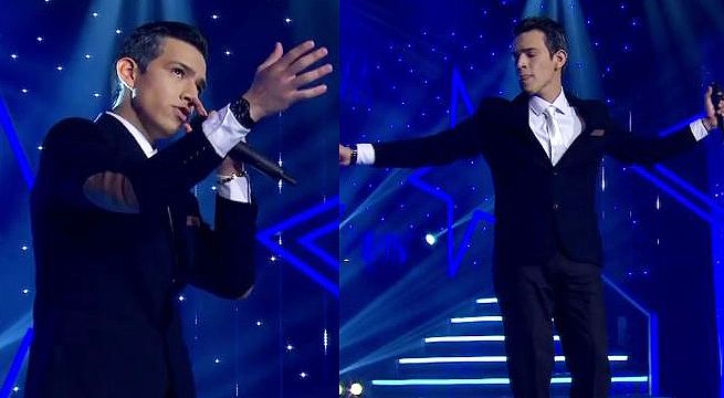 Imitador de Marcos Llunas cantó “Vida” para intentar convencer al jurado
