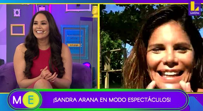 Así se dio el reencuentro de Karen Schwarz con Sandra Arana