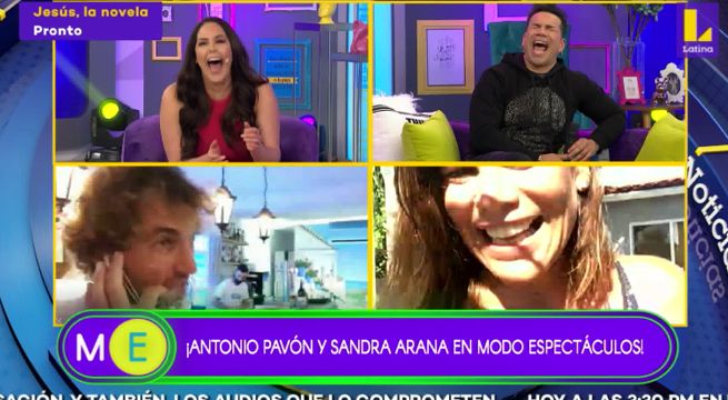 Sandra Arana y Antonio Pavón estuvieron en Modo Espectáculos