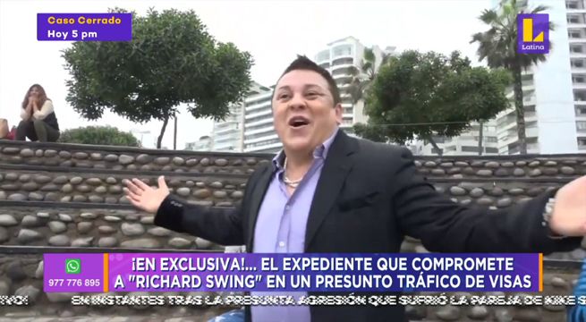 Tengo Algo que Decirte: Richard Swing es involucrado en un presunto tráfico de visas