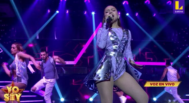 Danna Paola deslumbró sobre el escenario