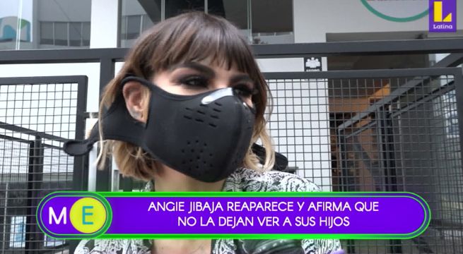 Angie Jibaja asegura que no la dejan ver a sus hijos