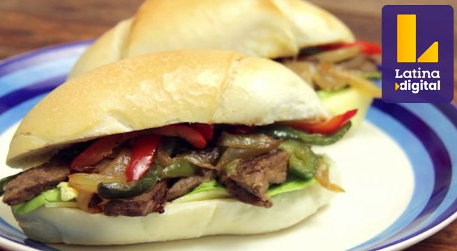 Aprende a preparar un exquisito ‘Sándwich de Fajita’ [Video] - Latina Digital