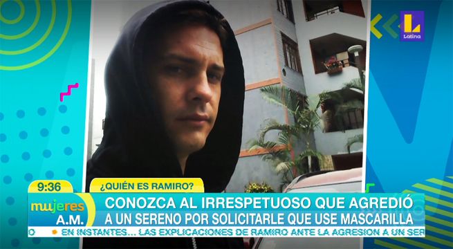 Conozca al irrespetuoso que agredió a un sereno por pedirle que use mascarilla