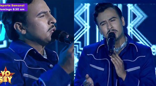 Imitador de Pedro Infante cantó “Deja que salga la Luna” en la gala del sábado