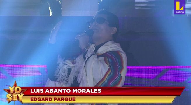 Luis Abanto Morales demostró mucho talento al cantar “Contamana”