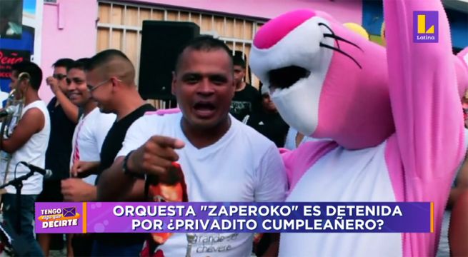 Tengo Algo que Decirte: Orquesta ‘Zaperoko’ es detenida por ¿privadito cumpleañero? [VIDEO]