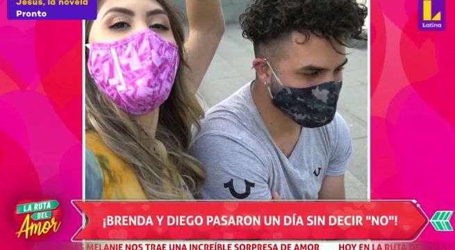 Brenda y Diego pasaron un día sin decir “no”