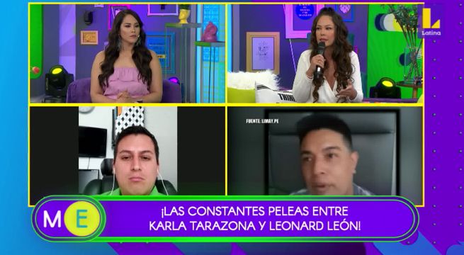 Las constantes peleas entre Leonard León y Karla Tarazona