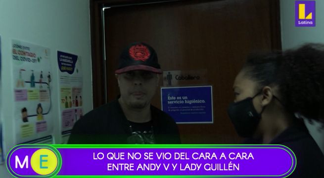 Lo que no se vio del cara a cara entre Andy V y Lady Guillén