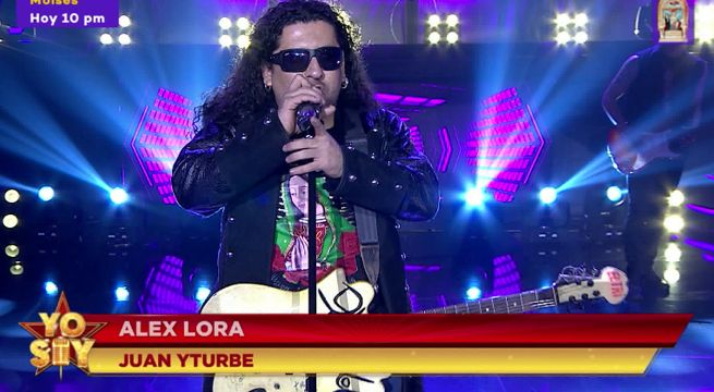 Imitador de Alex Lora sorprendió con su fuerza sobre el escenario