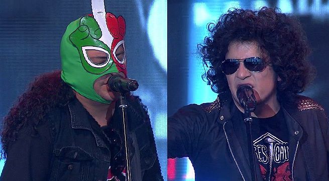 Imitadores de Álex Lora y Andrés Calamaro cantaron “Vicioso” en la Semifinal