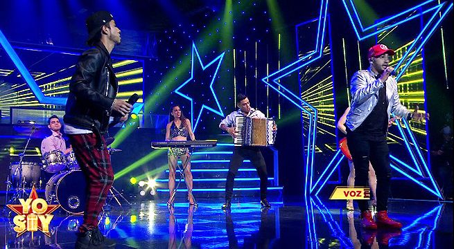 Imitadores de Nacho y Ozuna cantaron “Materialista” en la Semifinal