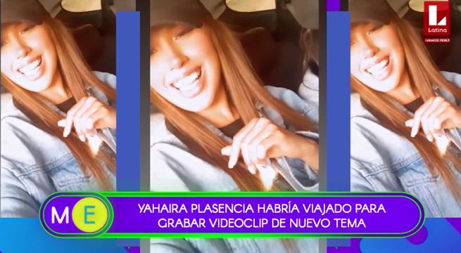 Yahaira Plasencia habría viajado para grabar nuevo disco