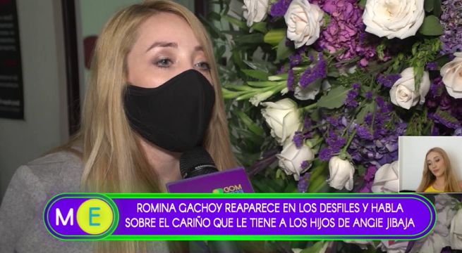 Romina Gachoy habla del cariño que siente por los hijos de Angie Jibaja