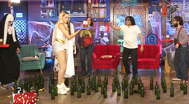 Brenda Carvalho y Julie Freundt jugaron al 'Mueve tu cucú' en Noche de Patas