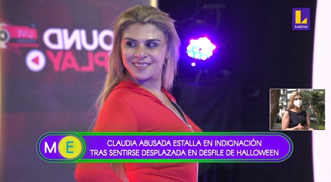 Claudia Abusada estalla en indignación tras sentirse desplazada en desfile de Halloween