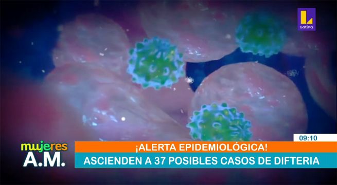 Alerta epidemiológica: Ascienden a 37 posibles casos de difteria