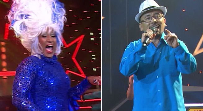 Los imitadores de Johnny Rivera y Celia Cruz nos regalaron esta batalla