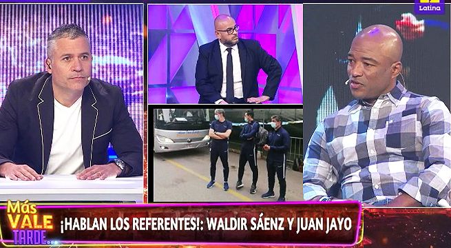 Waldir Sáenz, Juan Jayo y Peter Arévalo 