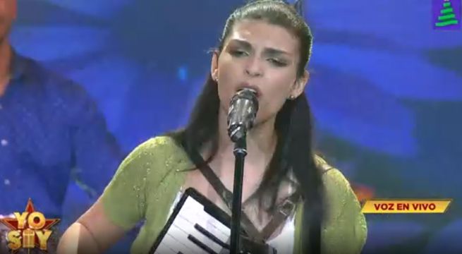 La imitadora de Julieta Venegas cantó “Me Voy”