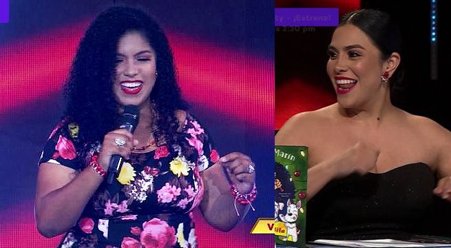 Imitadora de Eva Ayllón se lució al cantar “Ritmo, color y sabor”