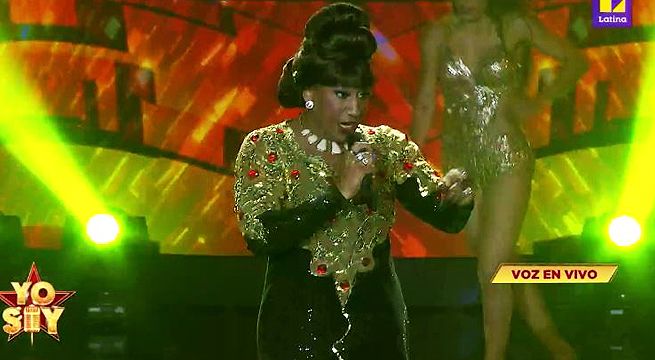 Imitador de Celia Cruz cantó “Bemba colorá” en la gala del sábado