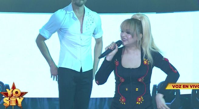 La imitadora de Natusha cantó “Que pena”