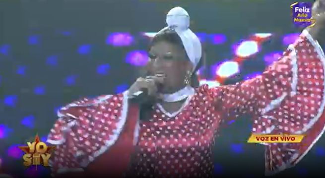 La imitadora de Celia Cruz sorprendió con “El Yerberito”  