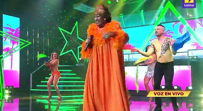 Imitador de Celia Cruz armó la fiesta con “La vida es un carnaval”