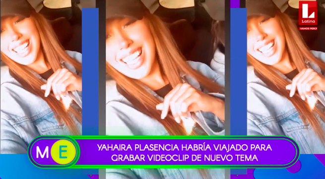 Yahaira Plasencia habría viajado para grabar nuevo disco