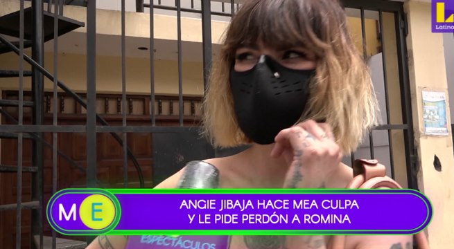 Angie Jibaja hace un mea culpa y le pide perdón a Romina Gachoy